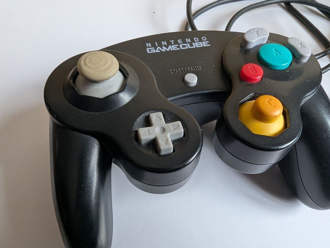 【動作・電源確認済み】ゲームキューブ ブラック 本体 セット メモリーカード付き