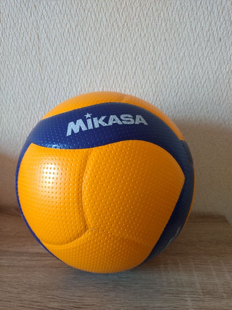 Mikasa V300W バレーボール オレンジ/ブルー　検定球　公式　5号