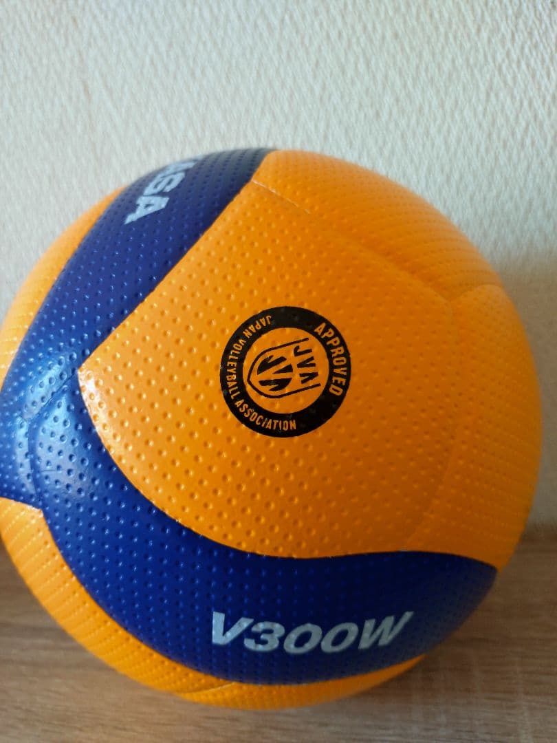 Mikasa V300W バレーボール オレンジ/ブルー　検定球　公式　5号