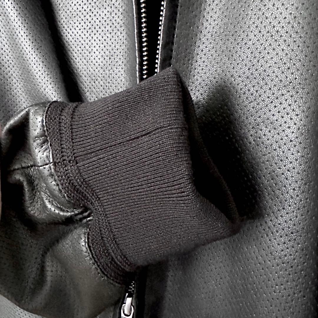 美品BARNEY'S NEW YORK レザーブルゾン　50