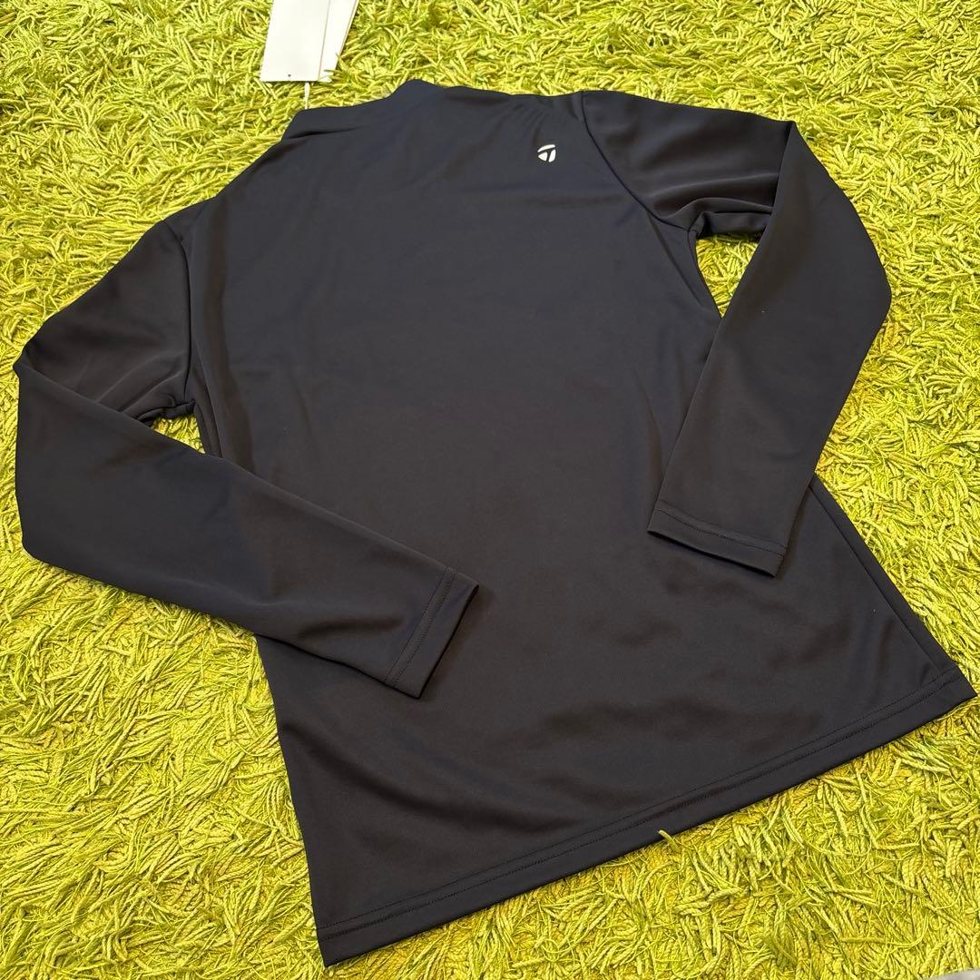 【TaylorMade】S 新品✨秋ゴルフ　ロゴモックネックトップス ロゴ入り