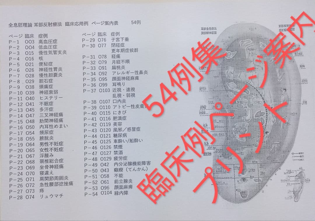 Bc耳臨床54例集+臓器躯体ラミネート加工+解説プリント13set