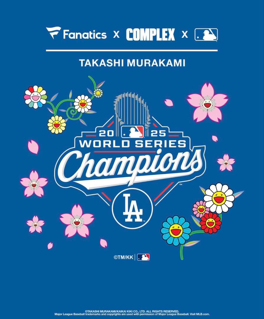 XXL 白　村上隆　ドジャース　2025 カイカイキキ T Dodgers