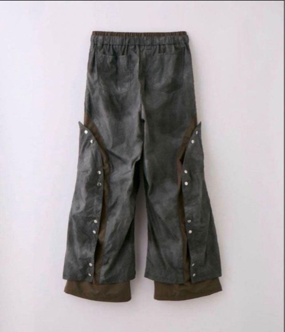GRANCY Button Layered　ボタンレイヤードデザインパンツ　新品