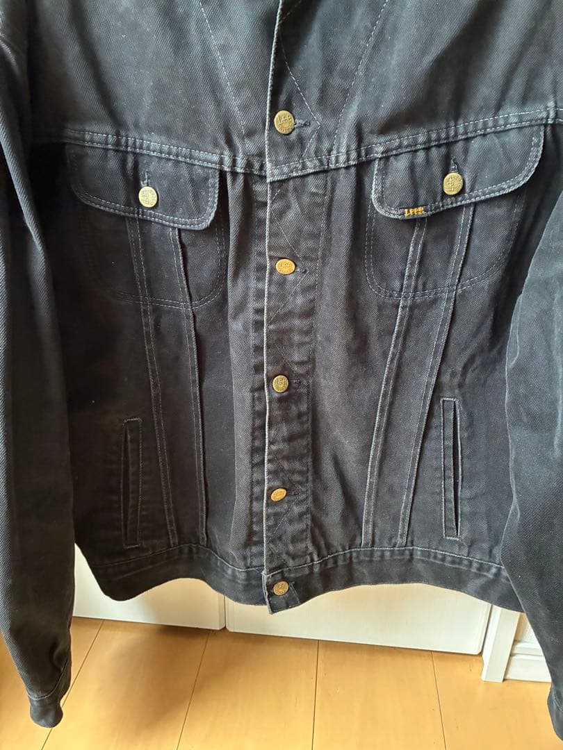 80s 90s Lee USA製 ブラックデニム デニムジャケット 黒