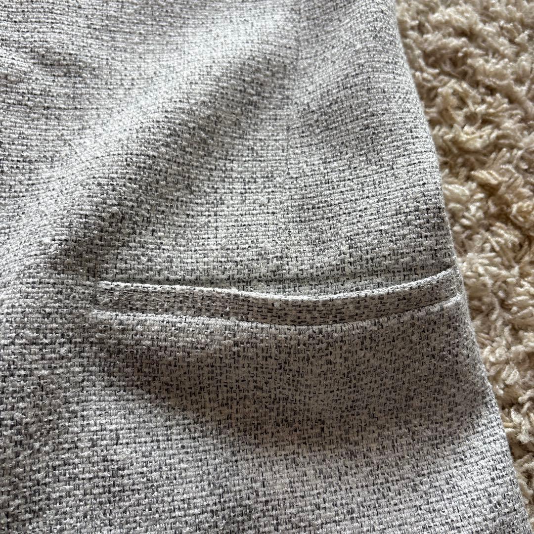 【極美品】 UNITED ARROWS ミックスツイードVネックミドルベストジレ