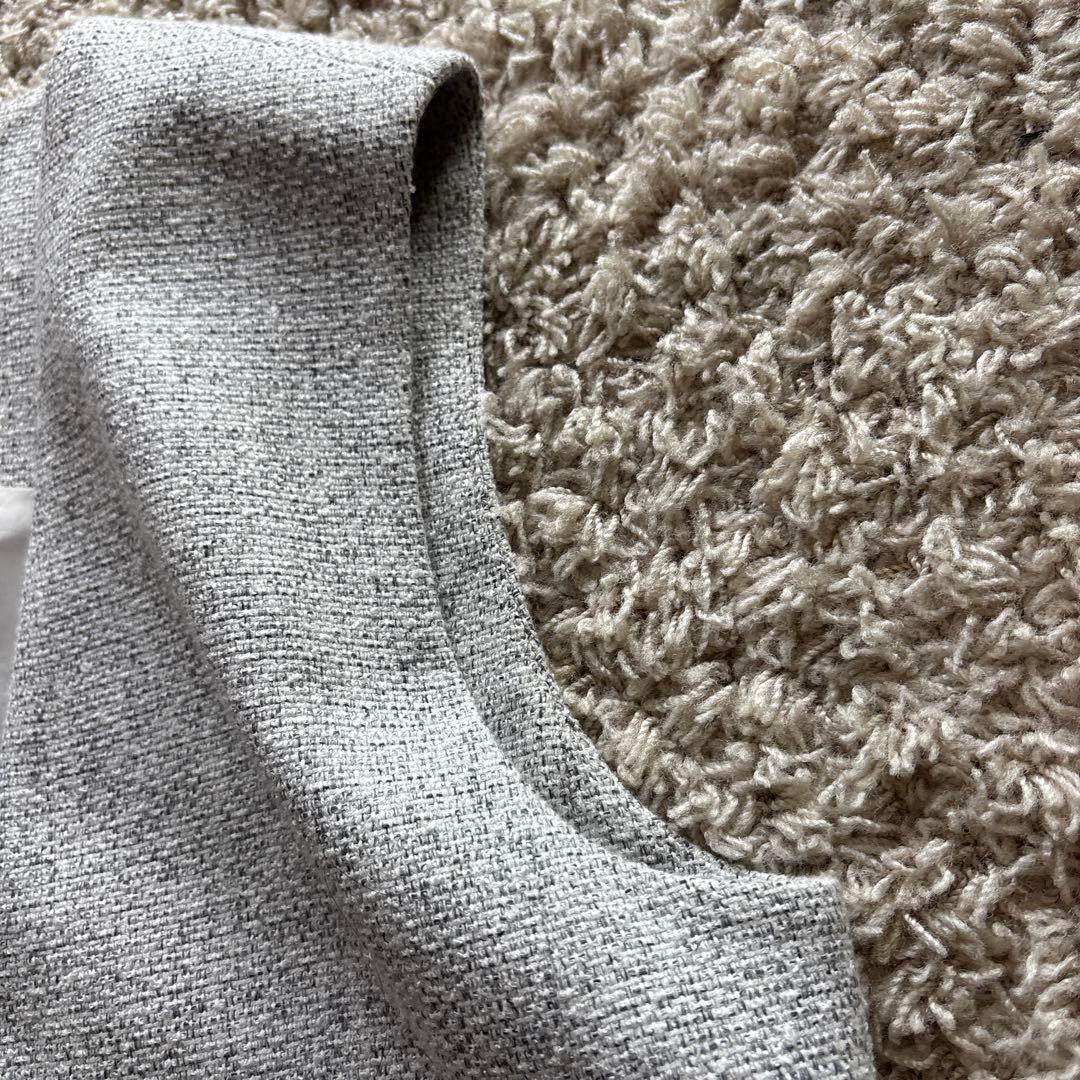 【極美品】 UNITED ARROWS ミックスツイードVネックミドルベストジレ