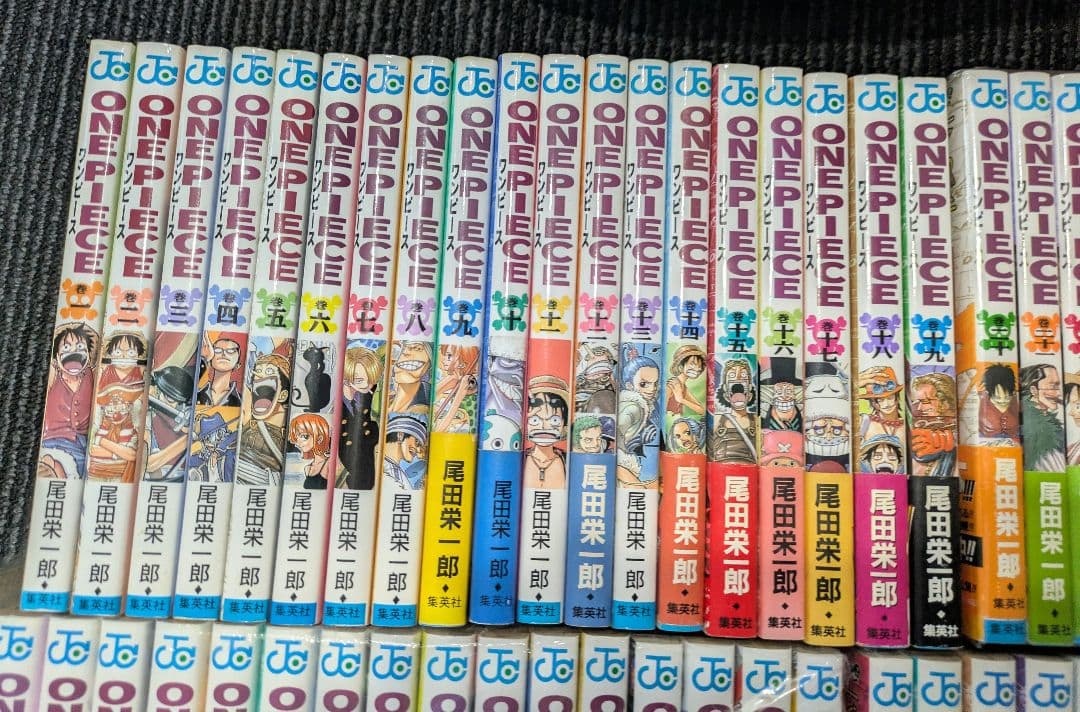 ワンピース 漫画 全巻 初版 帯 多数 1巻～110巻 セット売り
