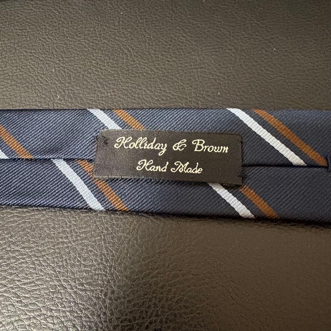 美品 ホリディ＆ブラウン　ネクタイ Holliday & Brown