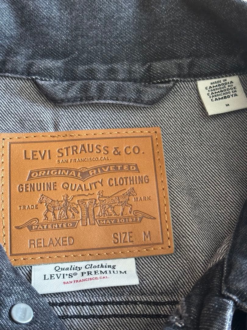 Levi's/リーバイス TYPE I デニムジャケット ブラック 美品