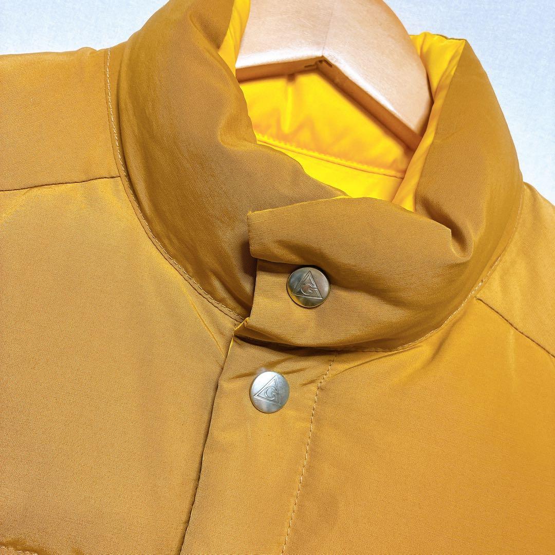 GERRY ジェリー リバーシブル 中綿 ベスト キャメル イエロー 古着