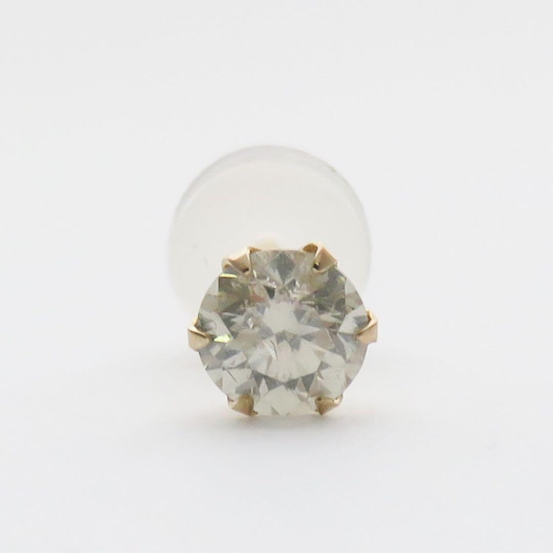 C*T様 本物保証！　K10YG 天然ダイヤモンド0.3ct 片耳ピアス　10金