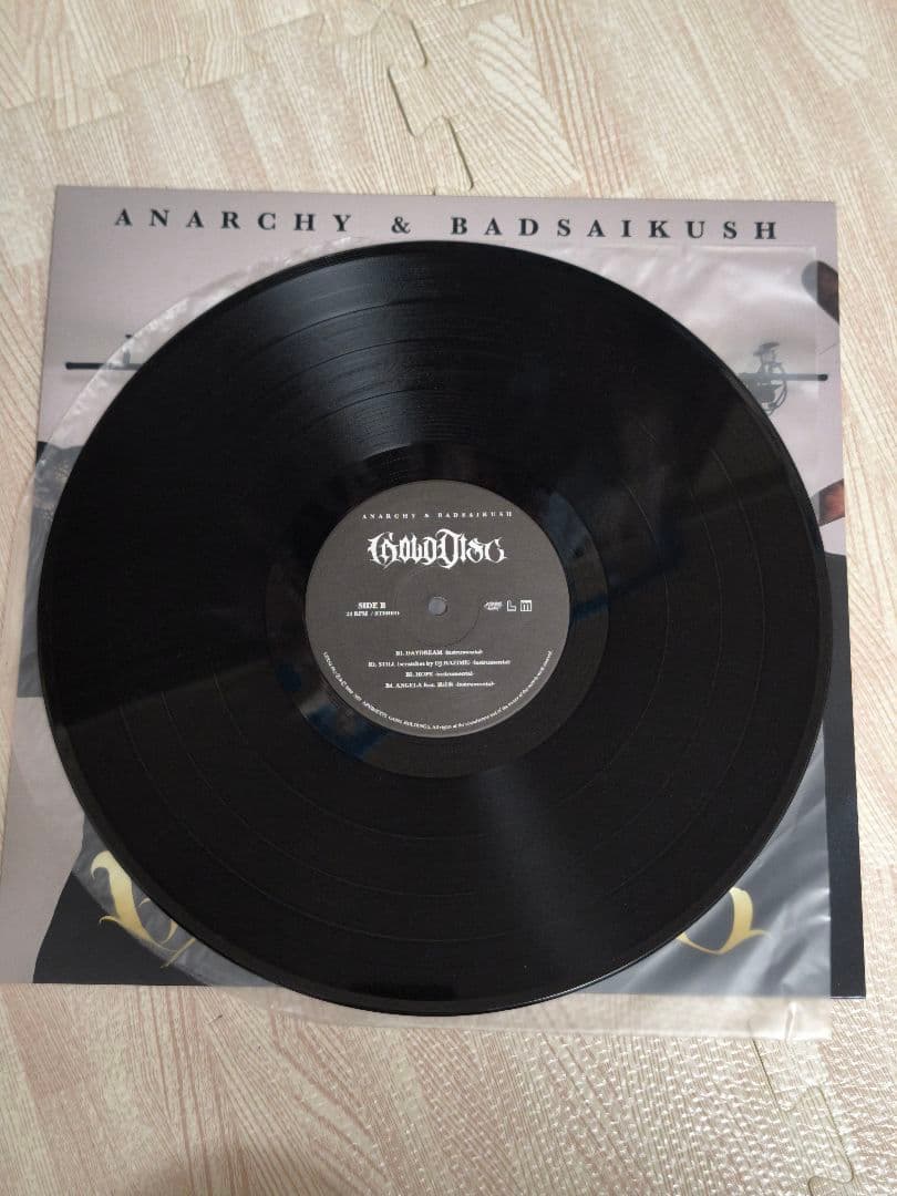 ANARCHY & BADSAIKUSH GOLD DISC アナログレコード