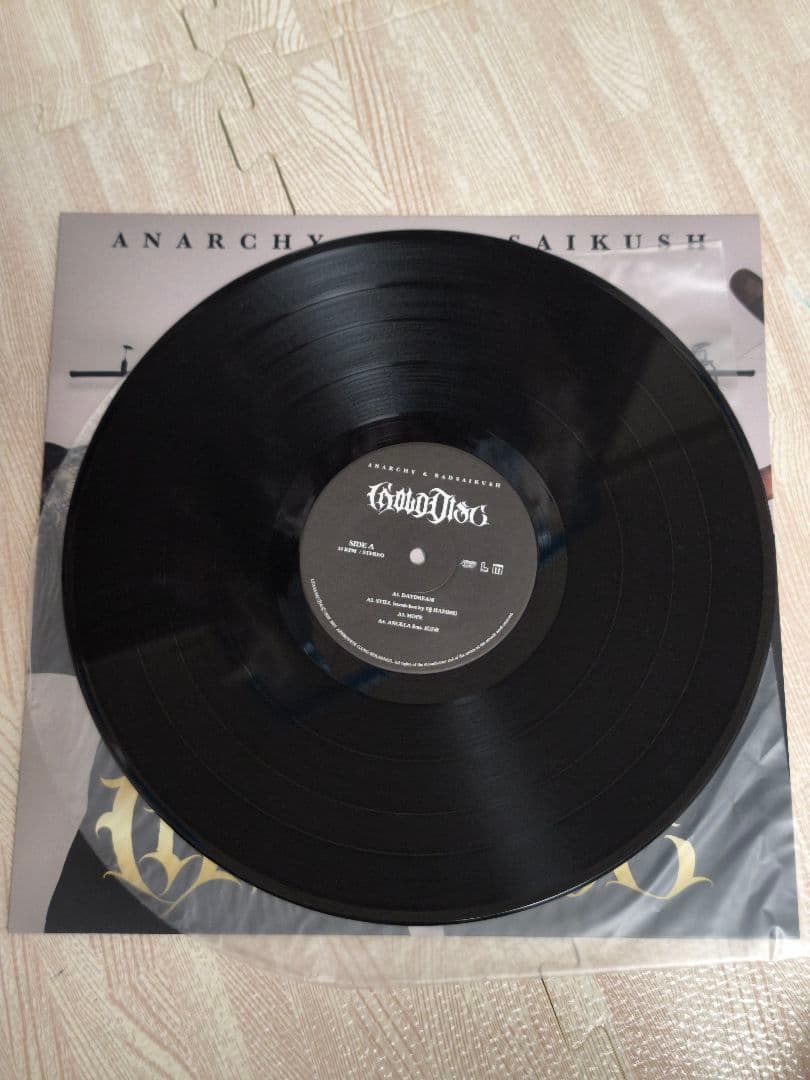 ANARCHY & BADSAIKUSH GOLD DISC アナログレコード