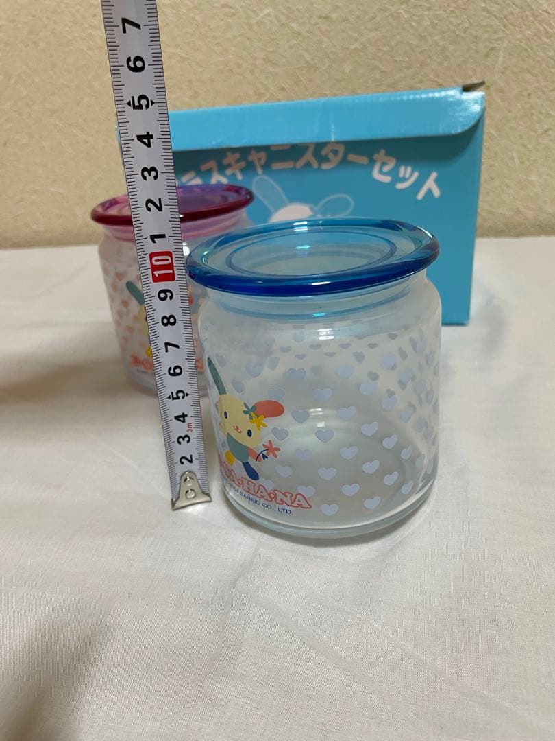 【希少☆未使用品】サンリオ　ハローキティ　キキララ　ウサハナ　グラスキャニスター