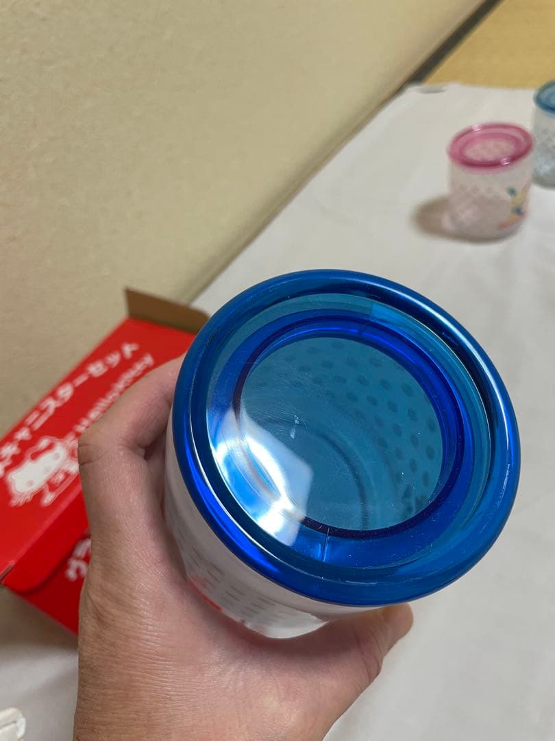 【希少☆未使用品】サンリオ　ハローキティ　キキララ　ウサハナ　グラスキャニスター