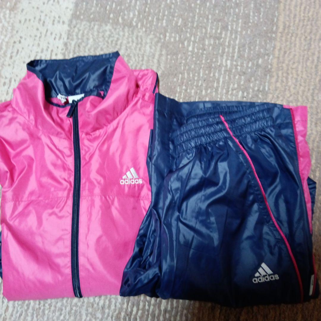 adidas ジャージ上下セット ピンク/ネイビー