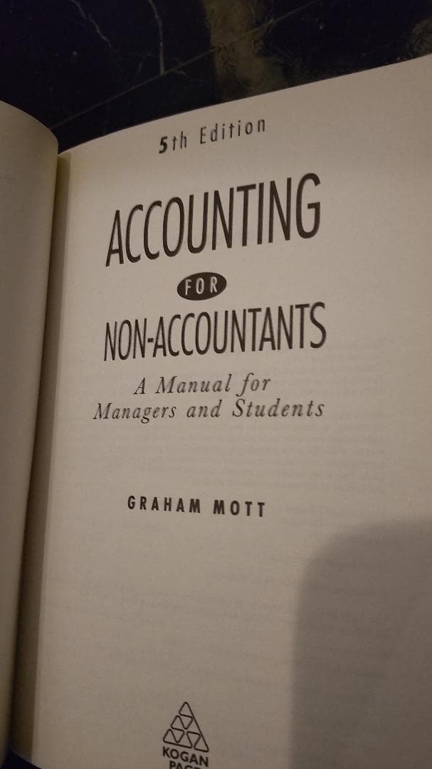 英語 初心者向け 会計学 ACCOUNTING FOR NON-ACCOUNT