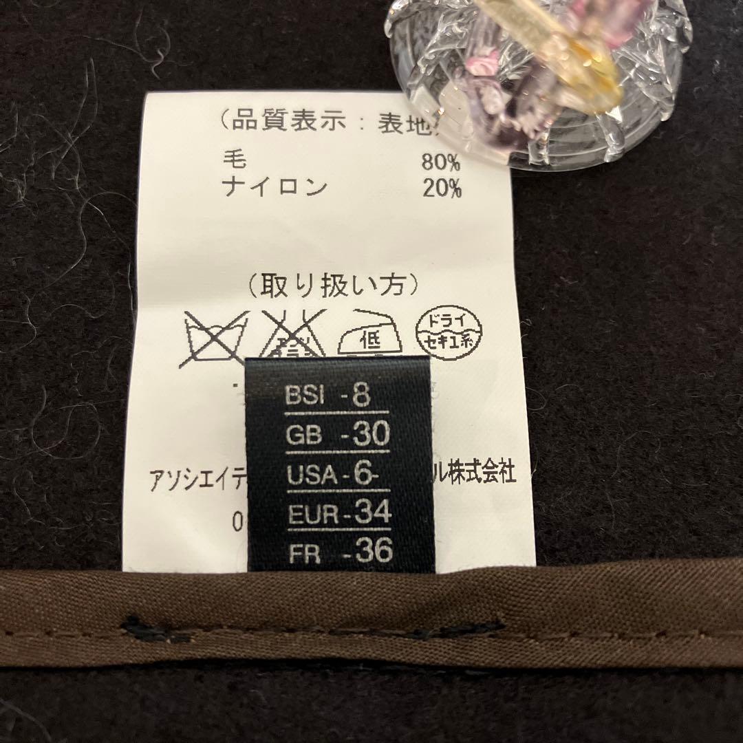 グローバルオール　ネイビー ダッフルコート風 ポンチョ