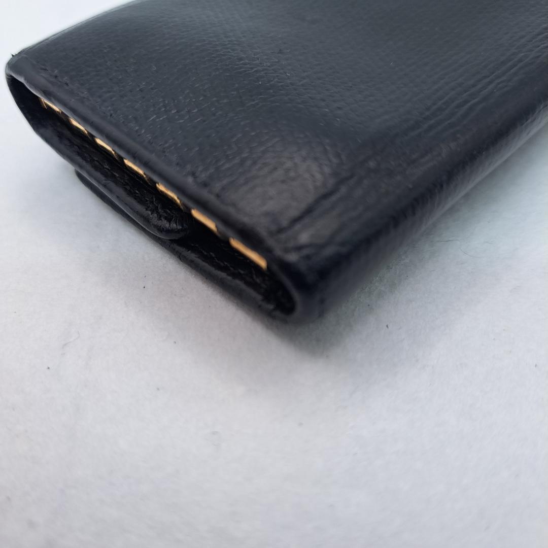 CHANEL　ココボタン　キーケース　ブラック