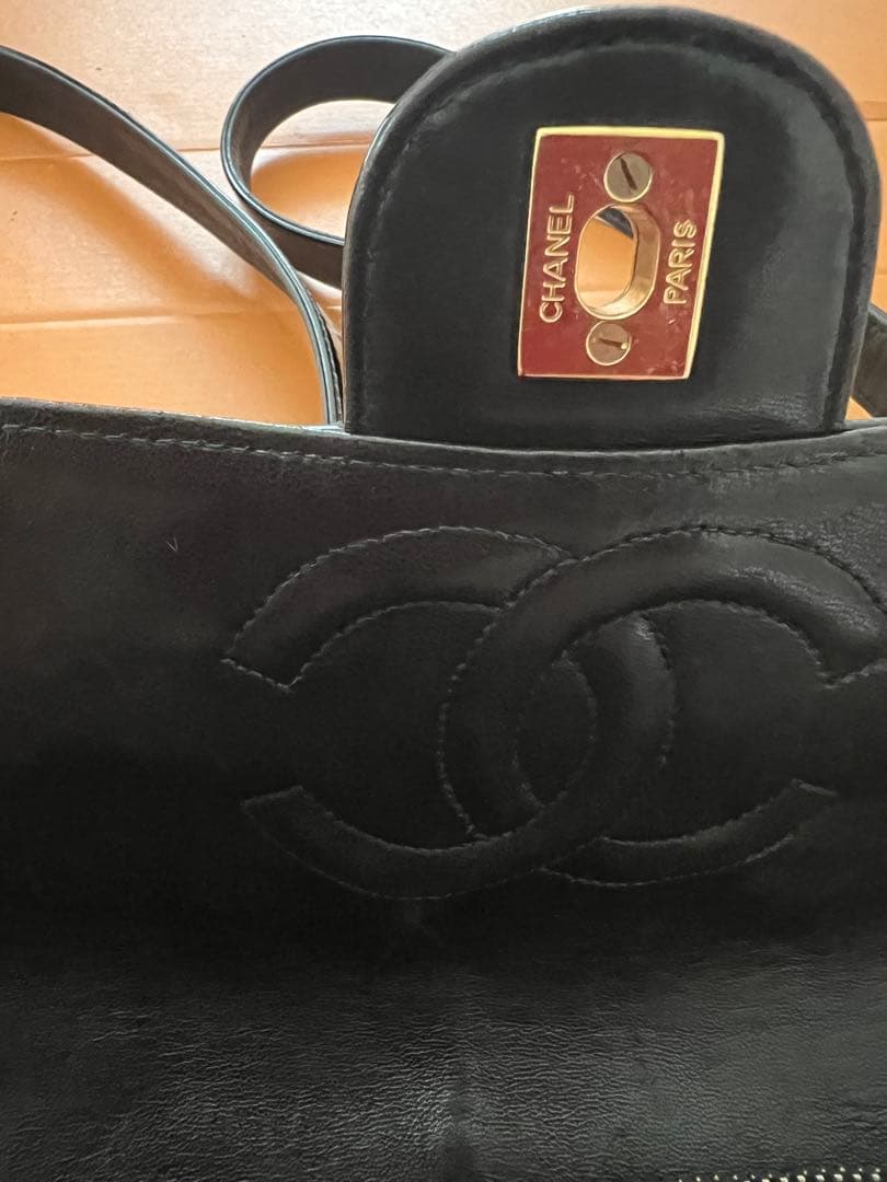 CHANEL キルティング バッグ　リュック　ブラック