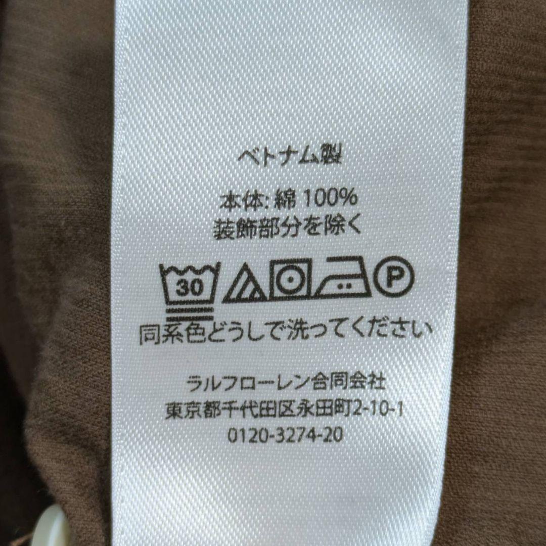POLO ポロラルフローレン コーデュロイ シャツ ポニー 刺繍 大きめ XL