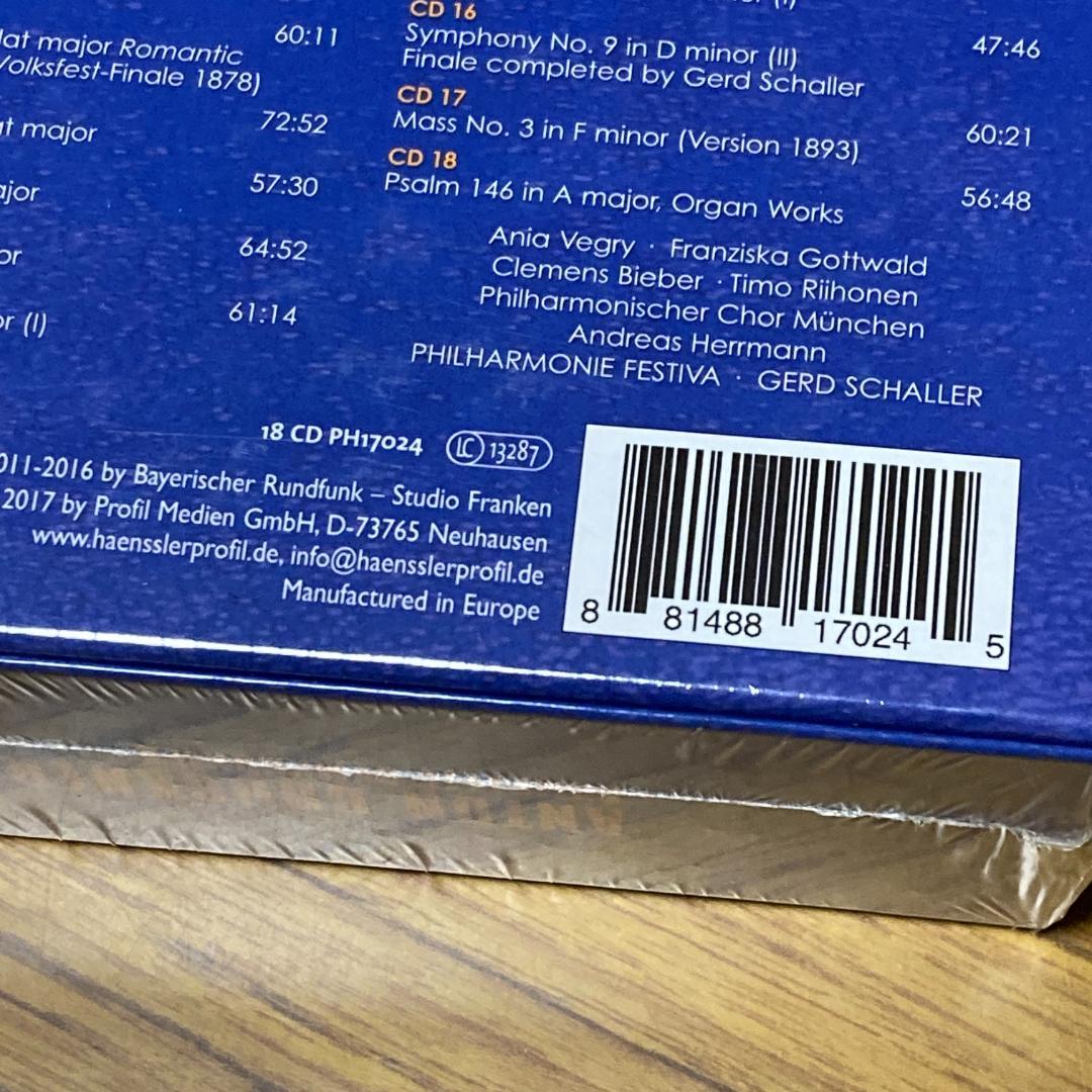 クラシック Anton Bruckner: Complete Symphonies 18CD