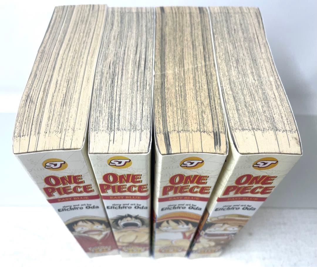 洋書 ワンピース(英語版) 4冊セット(1-12巻分) ONE PIECE