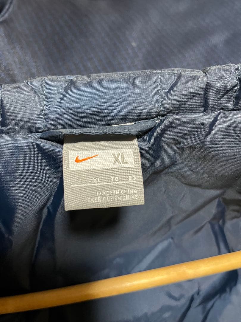 Nike ハッピーダウンロングコート　サイズXO紺