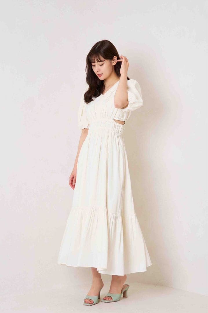 ワンピース Herlipto As you wish dress ecru S