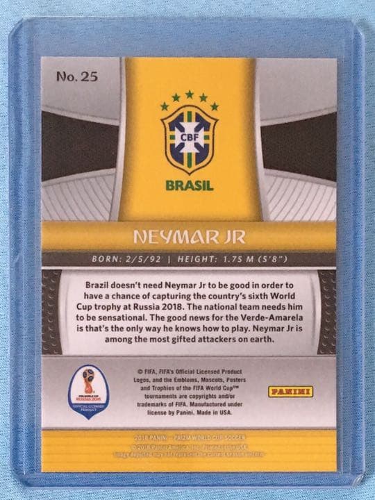 2018 ロシアW杯カード ネイマール Jr. ブラジル代表