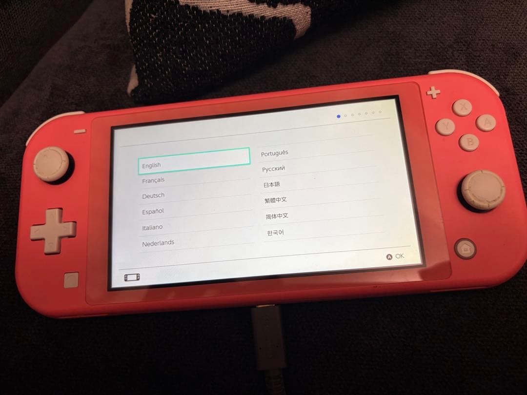 Nintendo Switch Lite コーラル 本体 充電器付き 動作確認済