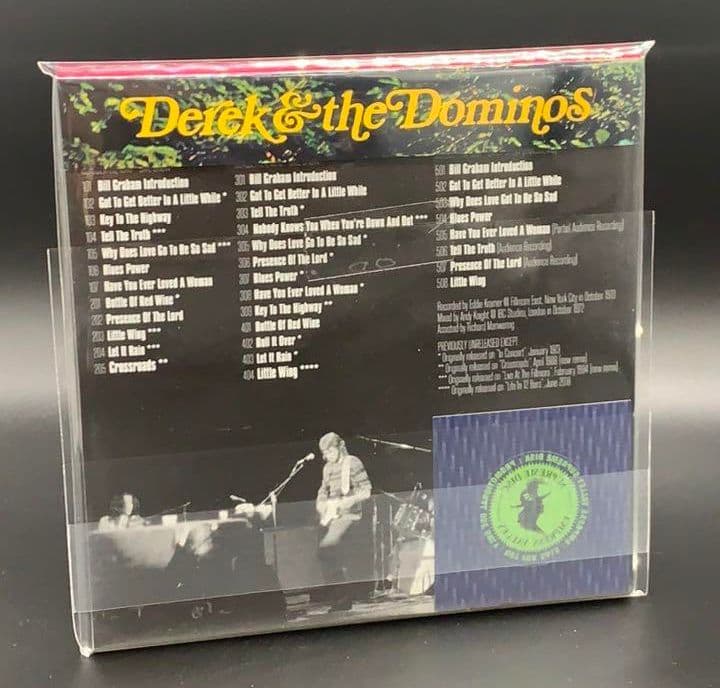洋楽 DEREK & THE DOMINOS : LIVE AT FILLMORE