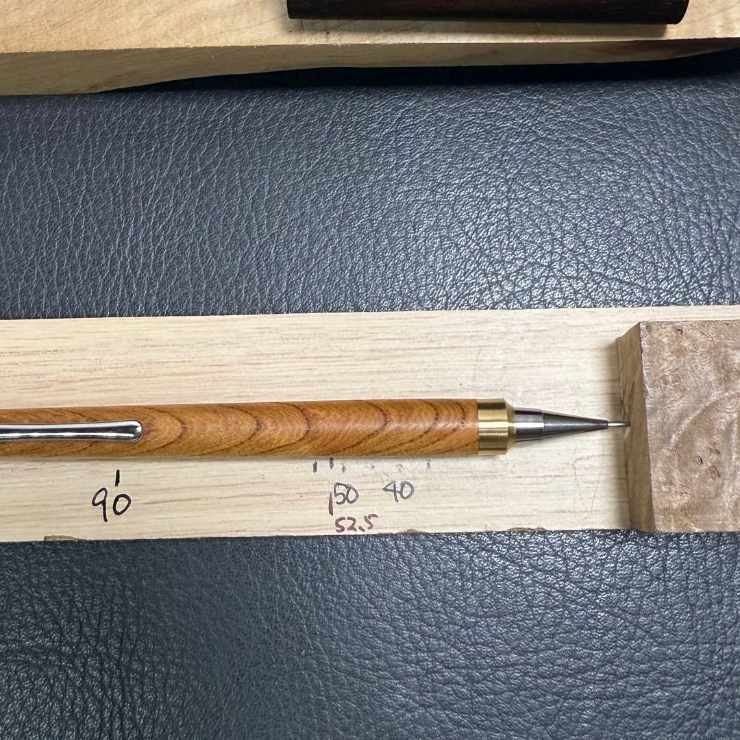 140ケヤキPG-5用カスタム木軸　低重心Rタイプ　真鍮