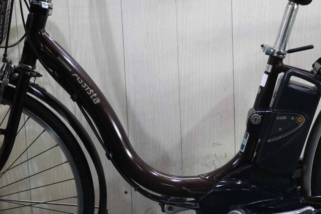 ブリヂストン アシスタベーシック A6B16 リチウム8.9AH 26型 茶色