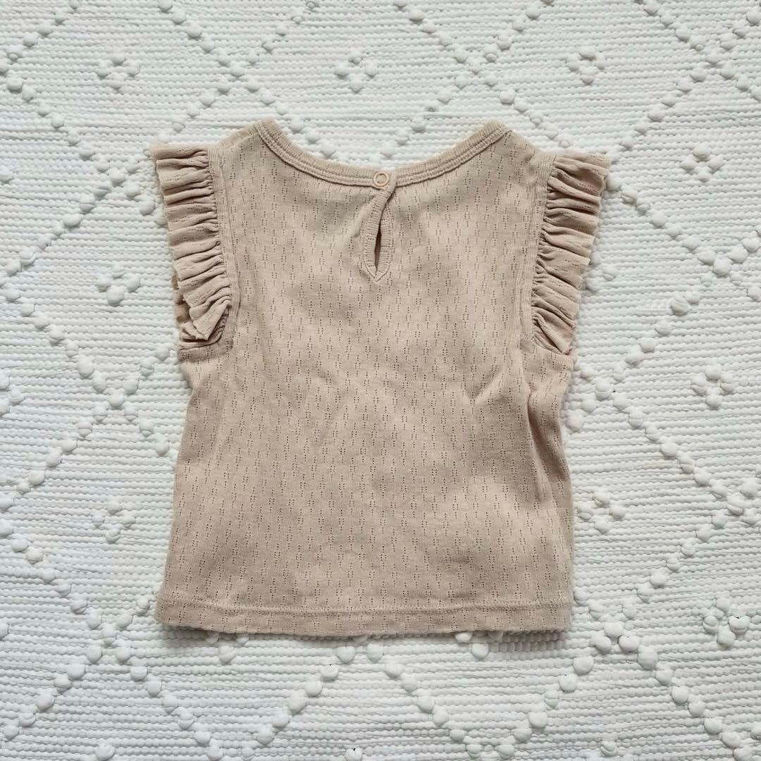 トップス soor ploom Frill Tee Sorbet Pointelle 2y