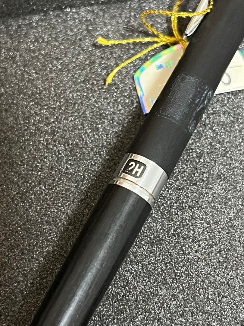 PILOT カスタム 蝕刻 黒ストライプ ハイメカホルダー シャーペン セット