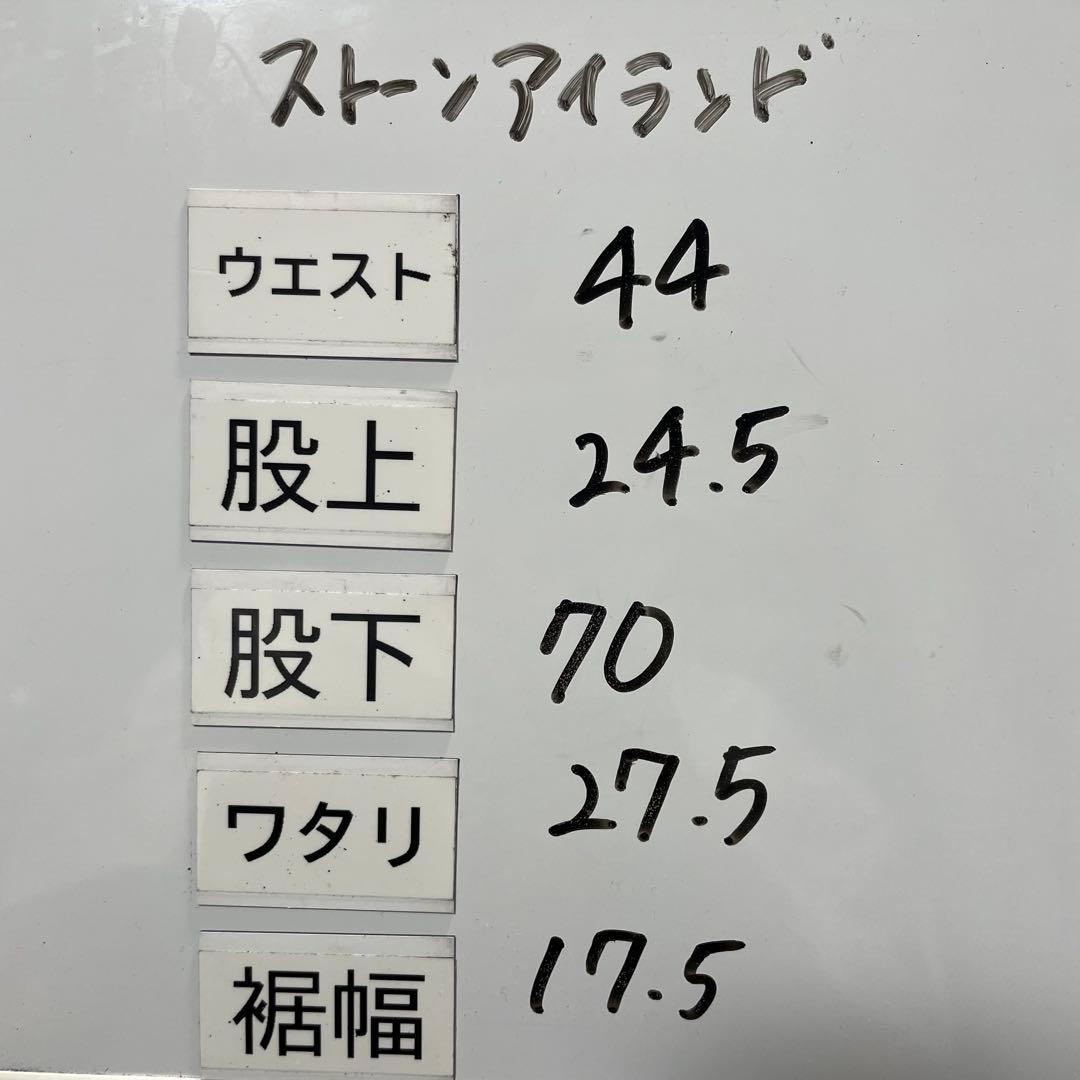 ストーンアイランド　カーゴパンツ　ブラック　W31