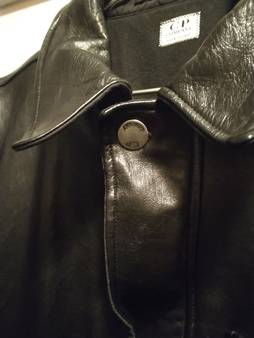 c*！様 C.P COMPANY レザー切り替え ジャケット50