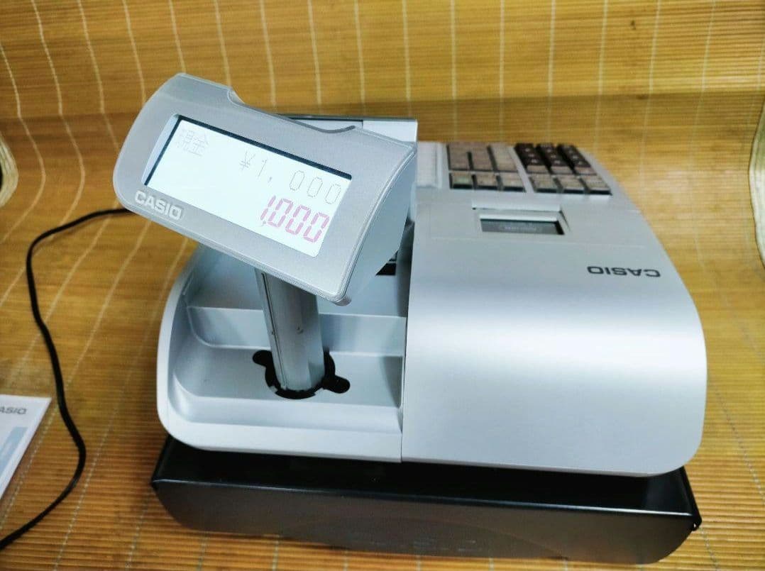 カシオレジスター　TK-400　設定込み　PC連携　ロゴ可能　4100100