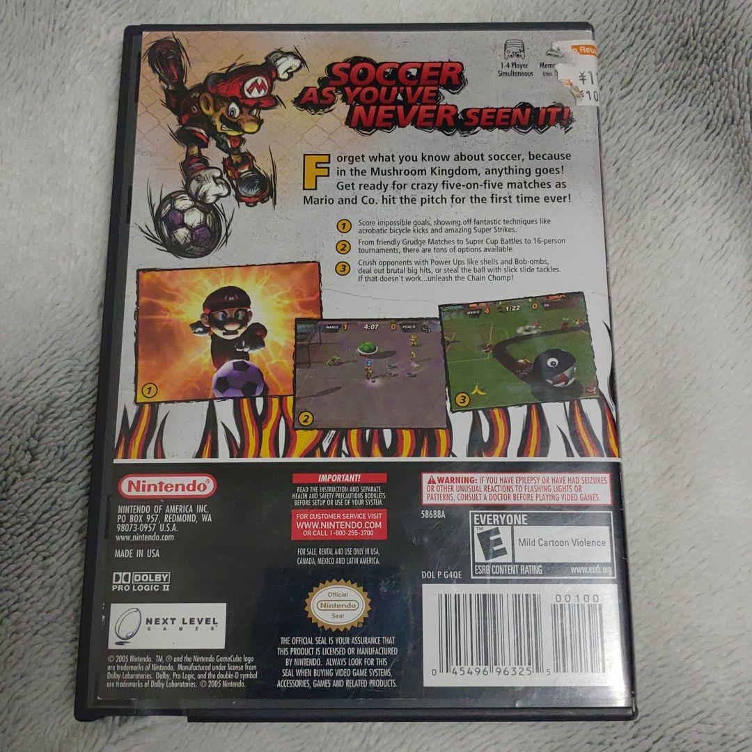 北米版　GCソフト　スーパーマリオストライカーズ