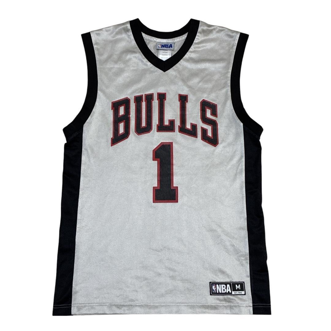 NBA BULLS ブルズ ユニフォーム バスケゲームシャツ 両面プリント M