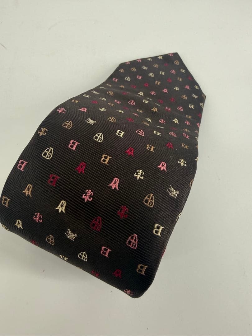 美品❣️BURBERRY BLACK LABEL シルク100%ネクタイ