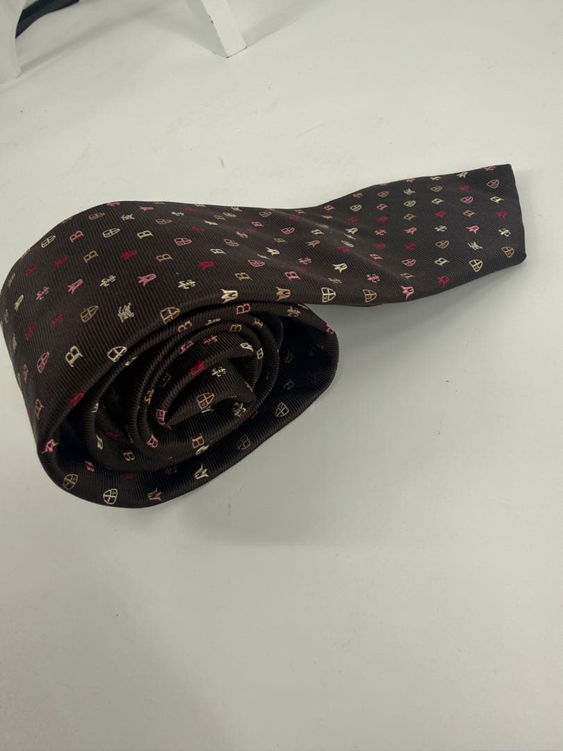 美品❣️BURBERRY BLACK LABEL シルク100%ネクタイ
