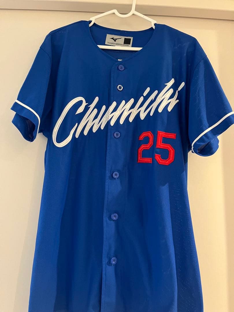中日ドラゴンズ　石川昴弥ユニフォーム　背番号25