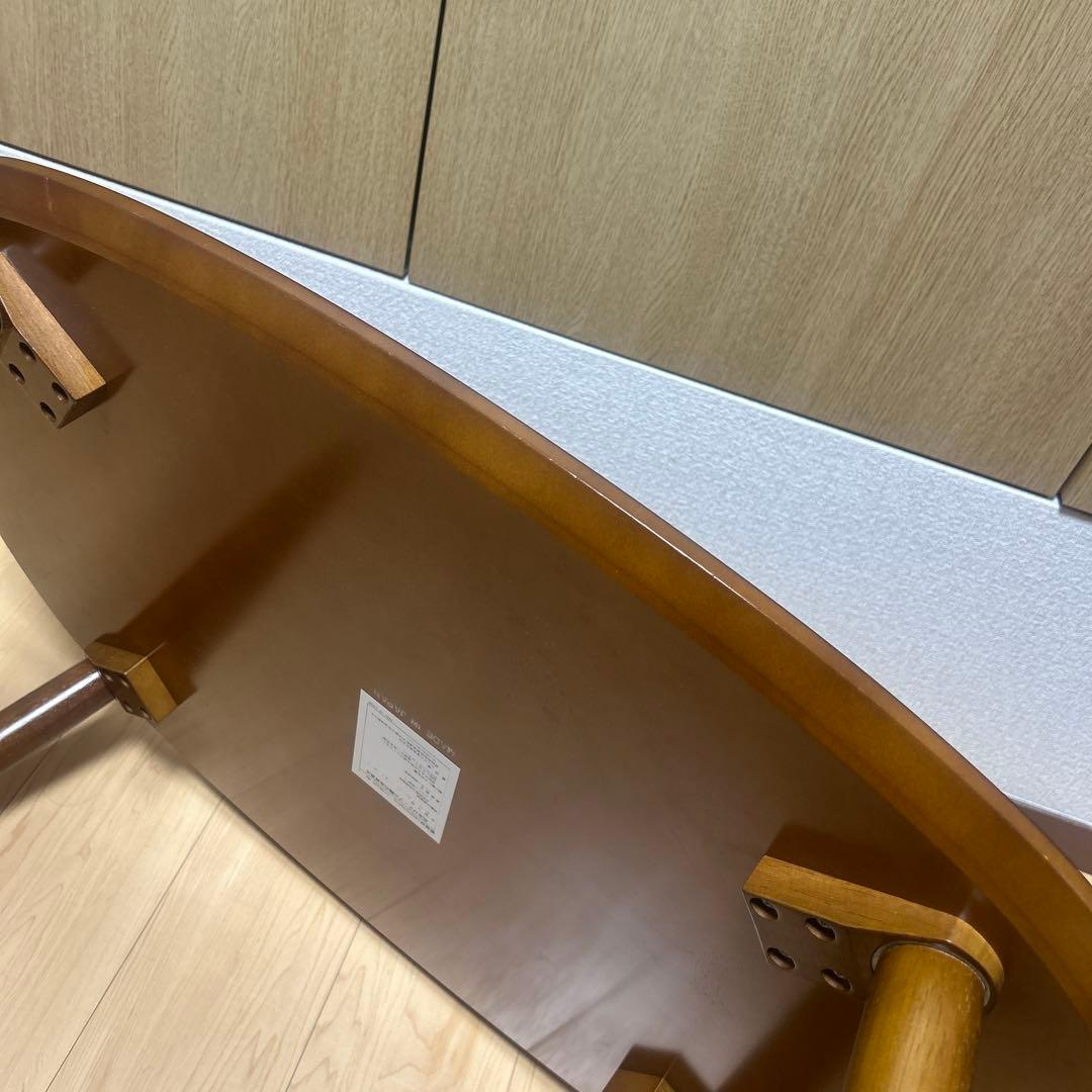 カリモク60+ ローテーブル 楕円 台 品番T36330 RW ウォールナット