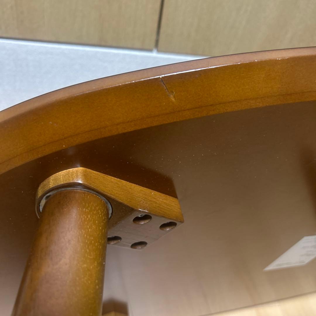 カリモク60+ ローテーブル 楕円 台 品番T36330 RW ウォールナット