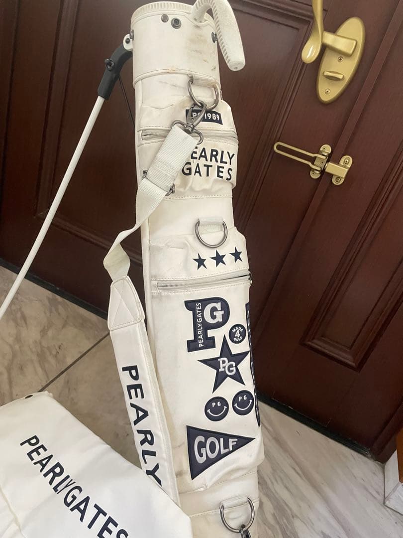 PEARLY GATES キャディバッグ ホワイト