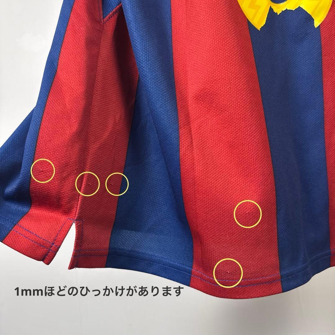 NIKE バルセロナ プジョル ユニフォーム L フロッキー 赤青