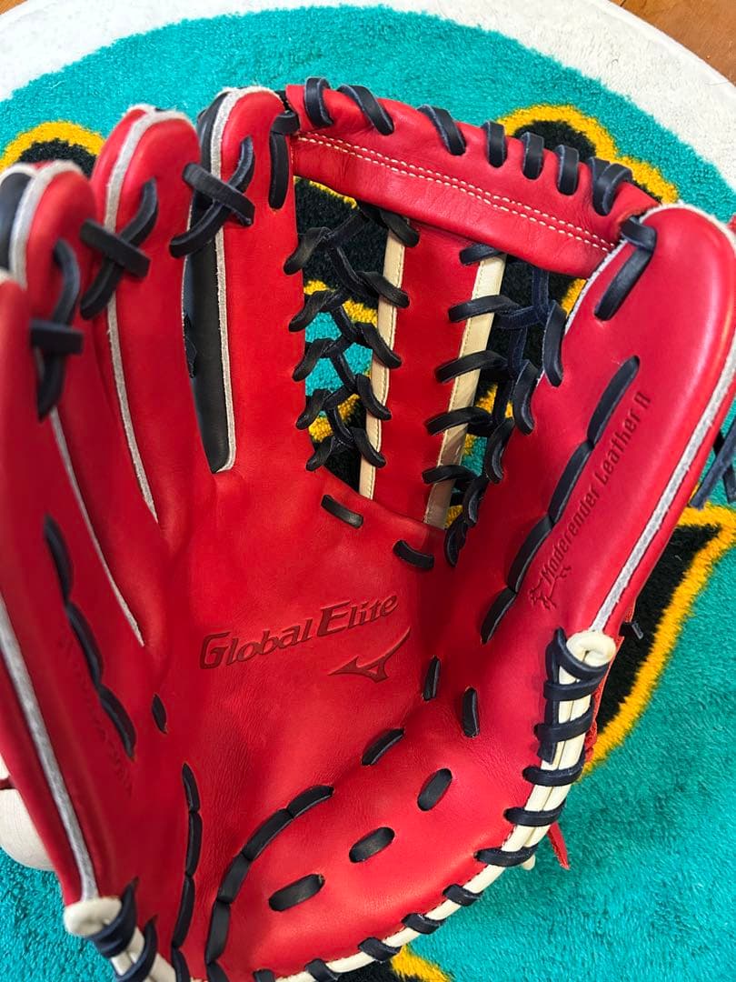 ミズノグローバルエリート　外野手用　左用グローブ　サイズ16
